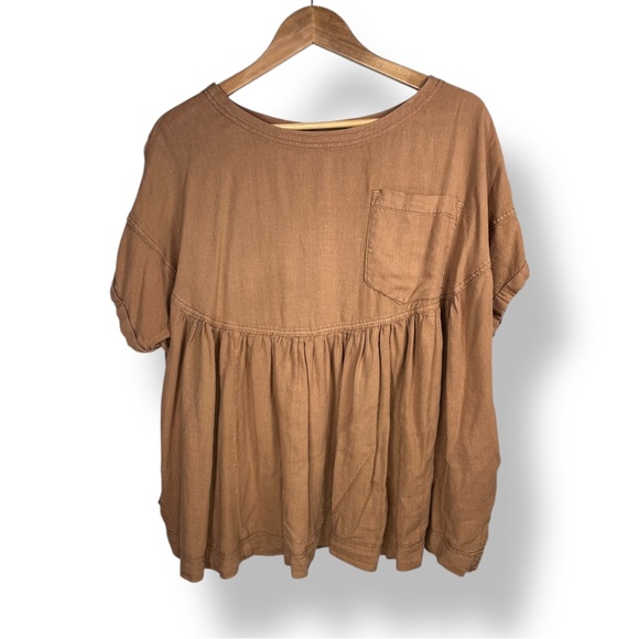 Free People Moon City Top in Cider - Picture 3 of 5